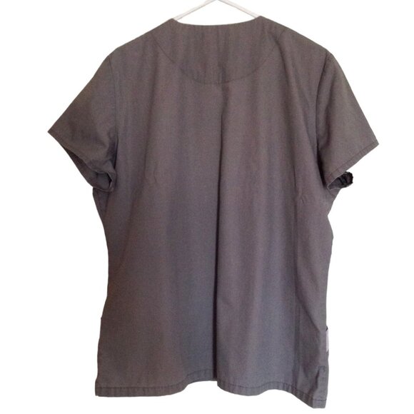 Scrub Lovers Women's Scrub Short Sleeve Top Size XL Medical Uniform Nurse - Picture 4 of 9